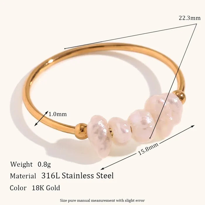 Kaia Delicate Pearl Ring