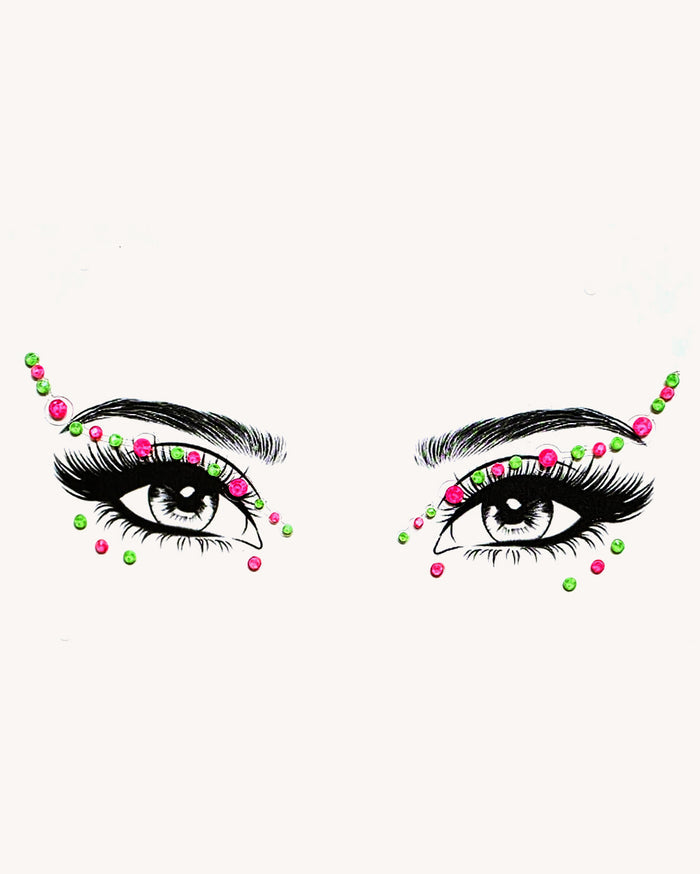 Kandi Kid Neon Face Jewels