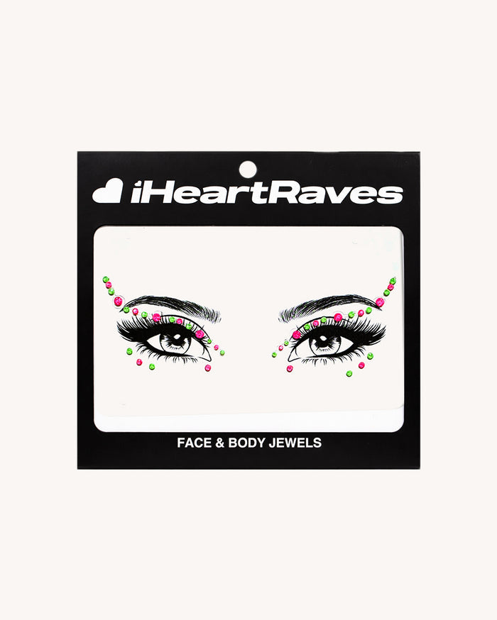Kandi Kid Neon Face Jewels