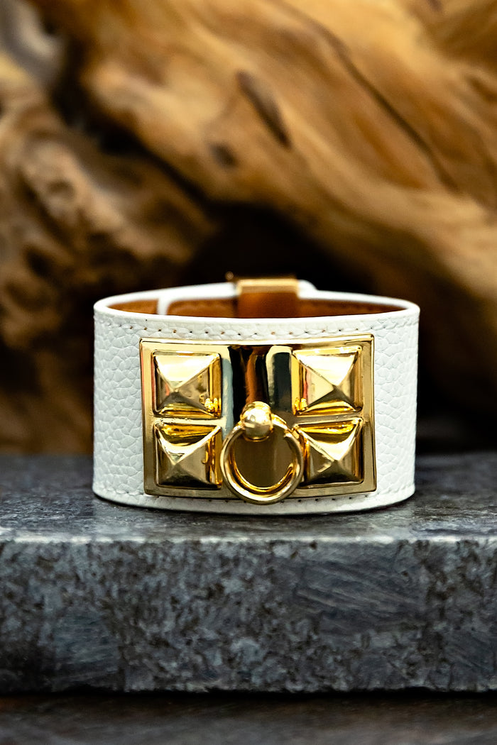 Katerina Leather Cuff Bracelet
