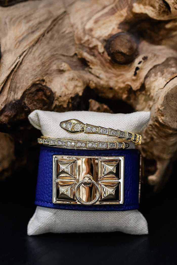 Katerina Leather Cuff Bracelet