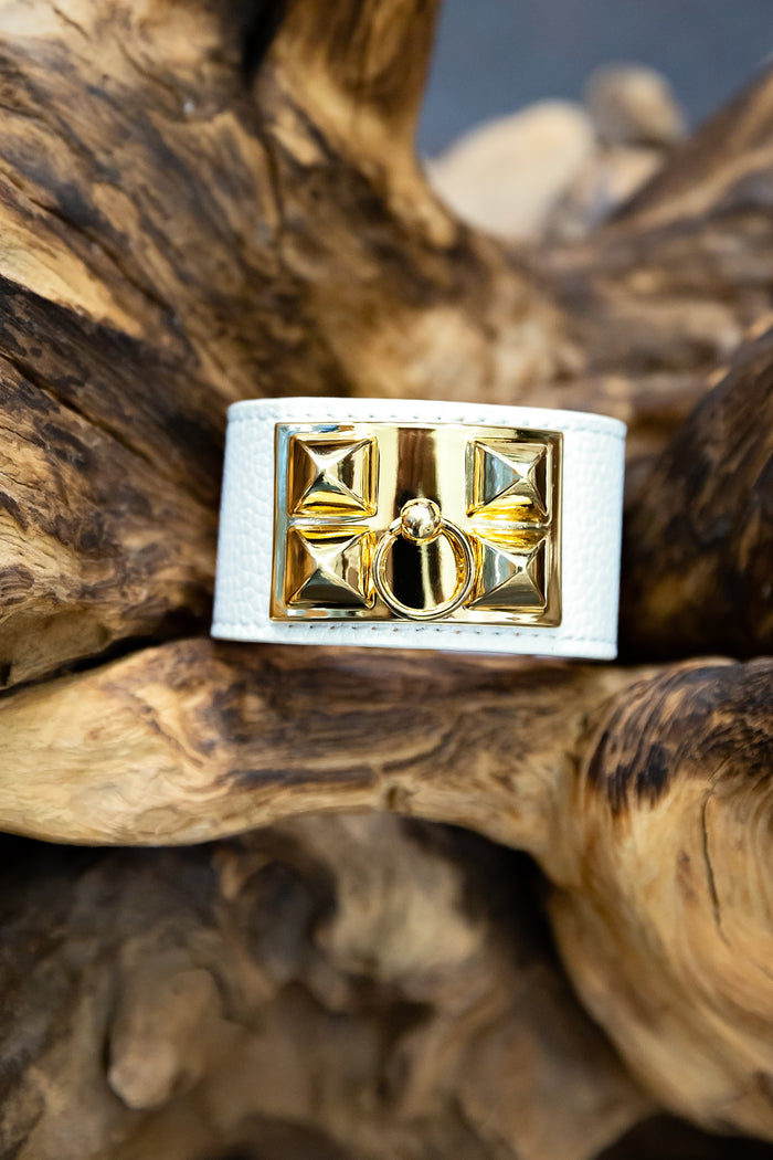 Katerina Leather Cuff Bracelet