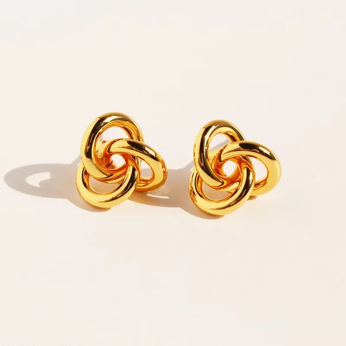 Knotted Stud Earrings