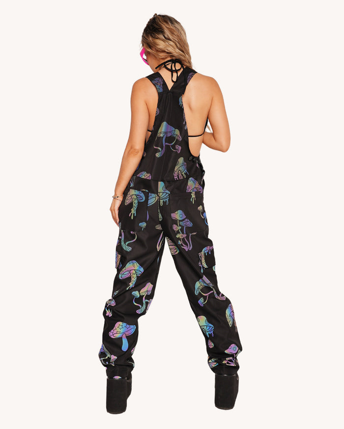 Kooky Chronicles Rainbow Reflective Overalls