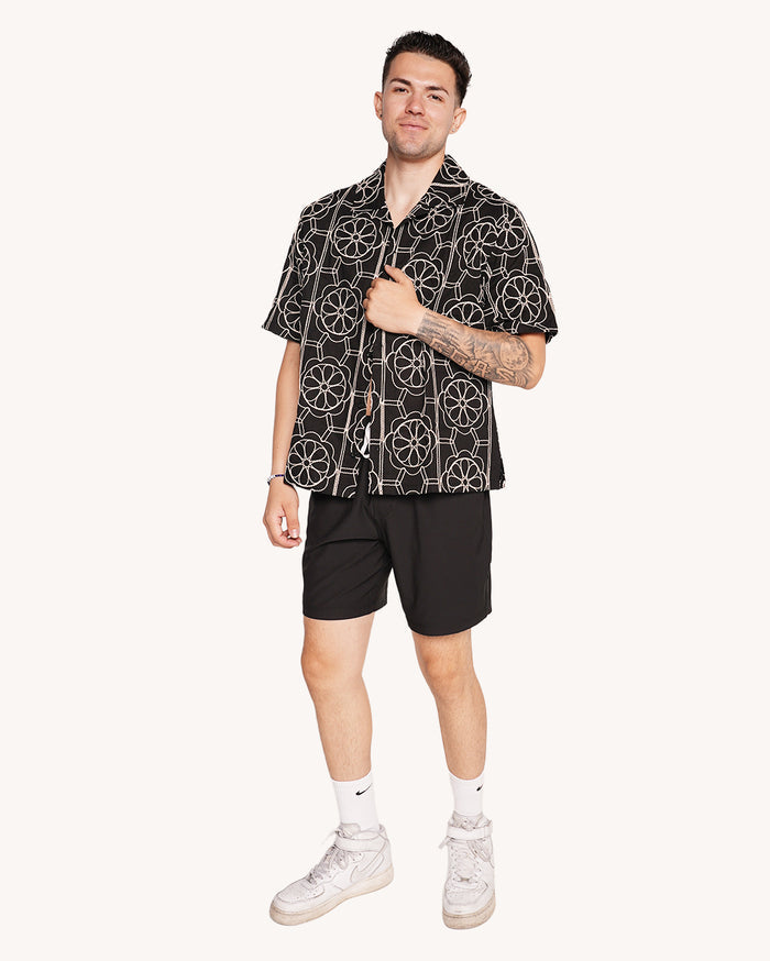 LA Nights Men's Camp Shirt