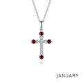 Lafonn Birthstone January Necklace BP007GNP20
