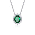 Lafonn Classic Emerald Necklace N0286CEP20