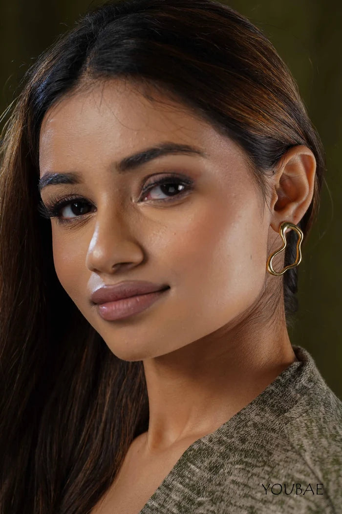 Layla Studs, Anti-Tarnish Steel Earrings