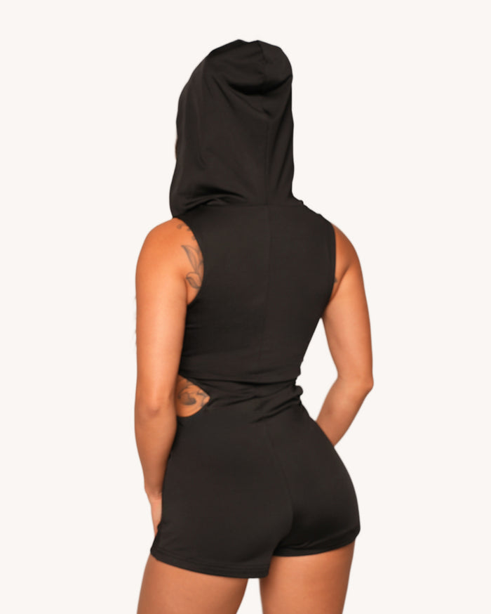 Let's Go Dancing Cutout Romper