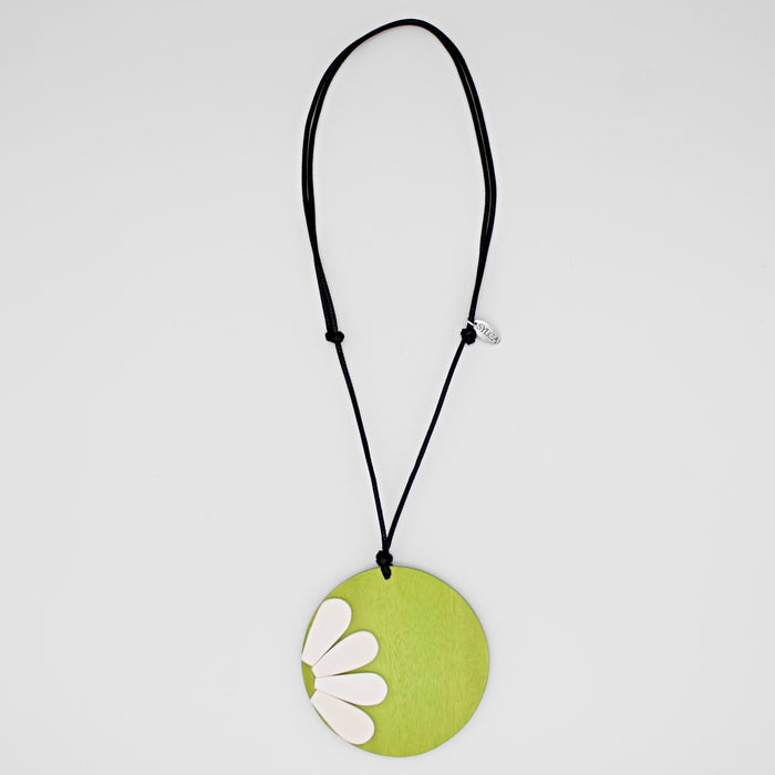 Lime He Loves Me Pendant - Sylca Designs - Chunky Jewelry