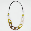 Lime Link Charlie Necklace - Sylca Designs - Chunky Jewelry