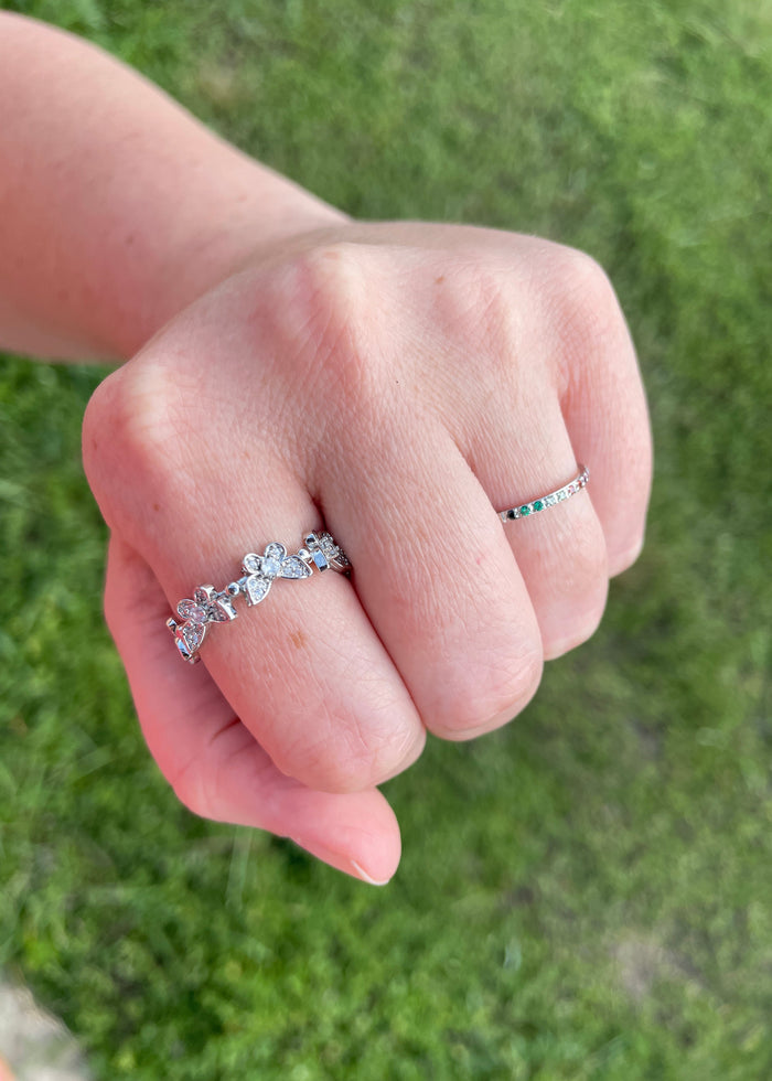 Lindsey Adjustable Butterfly Ring | Final Sale