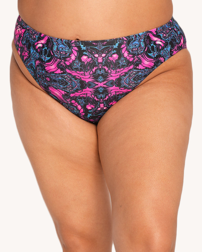 Lucid Lava Hi-Cut Booty Shorts