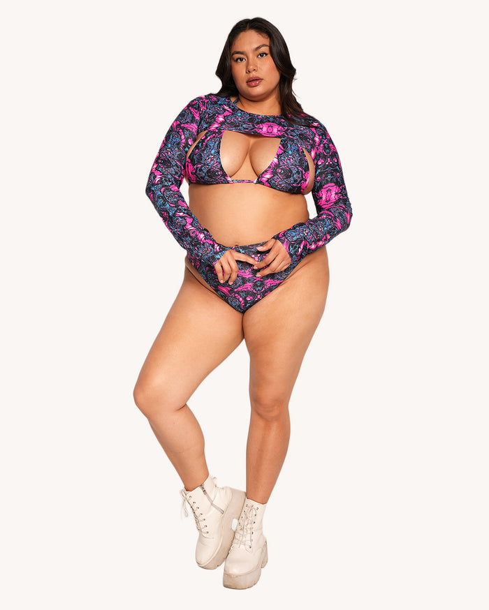 Lucid Lava Hi-Cut Booty Shorts