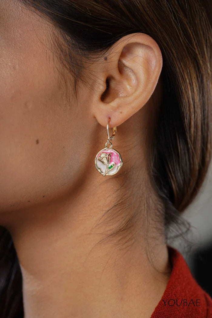 Manishee Flower Drop Earrings