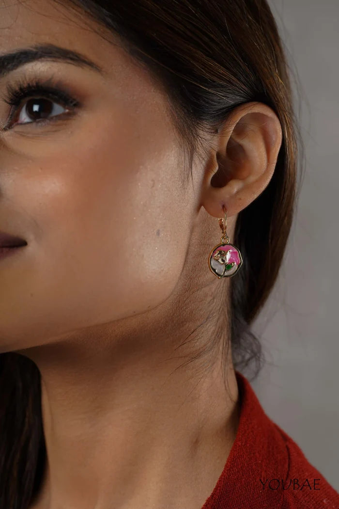 Manishee Flower Drop Earrings