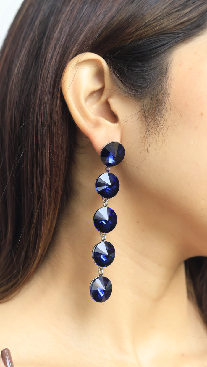 Marfa Swarovski Look Alike Drop Earrings