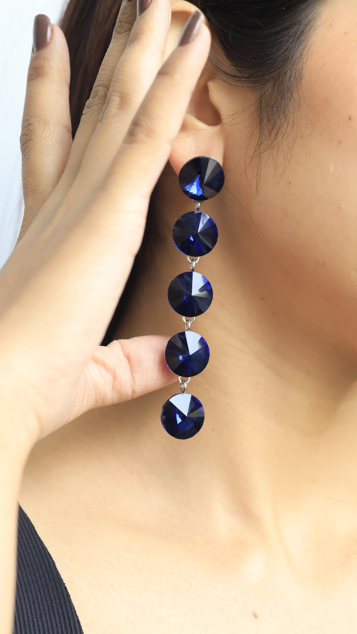 Marfa Swarovski Look Alike Drop Earrings