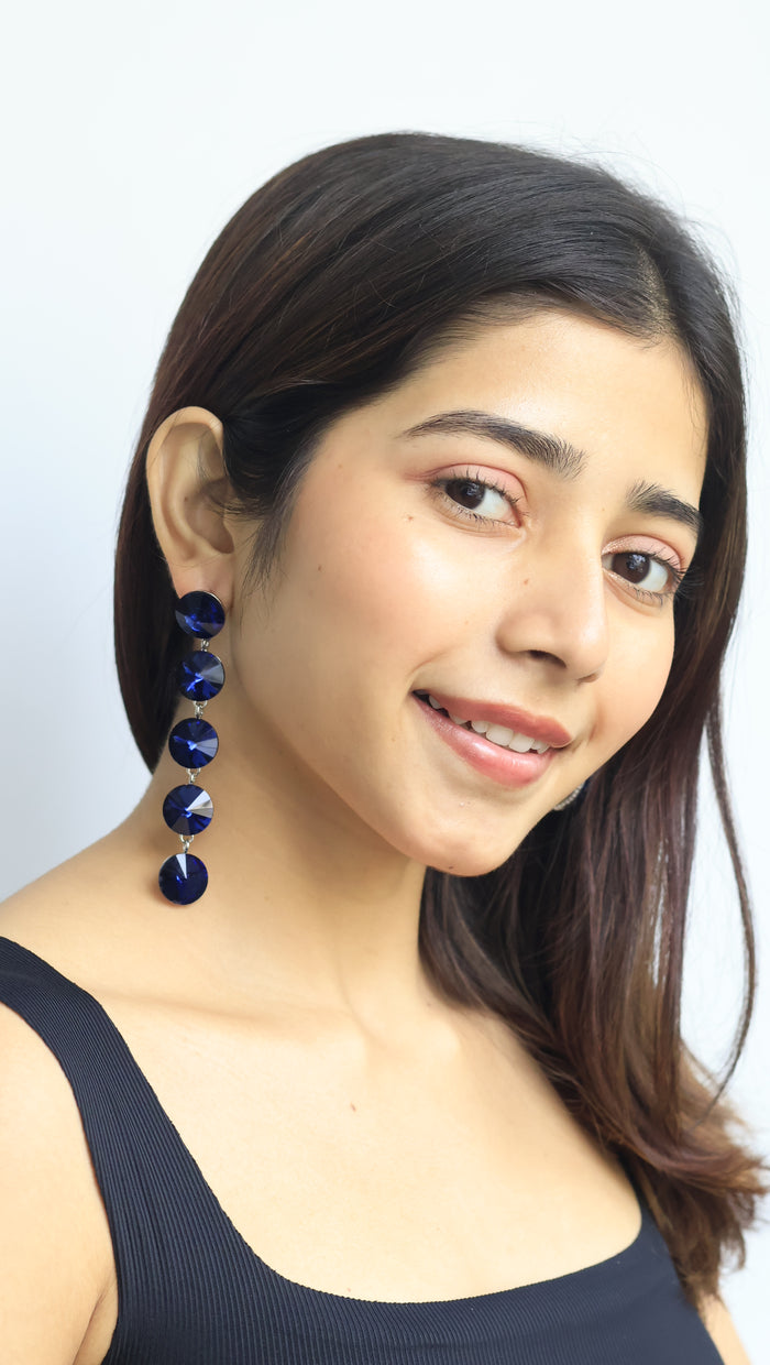 Marfa Swarovski Look Alike Drop Earrings
