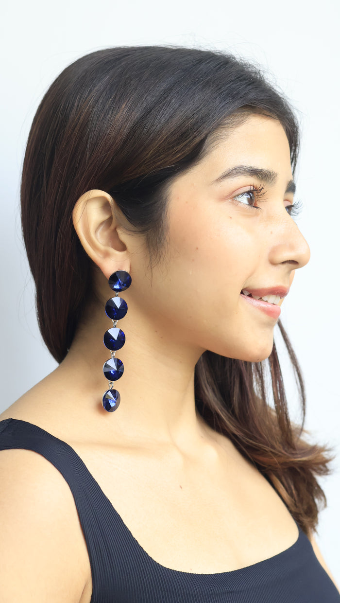 Marfa Swarovski Look Alike Drop Earrings