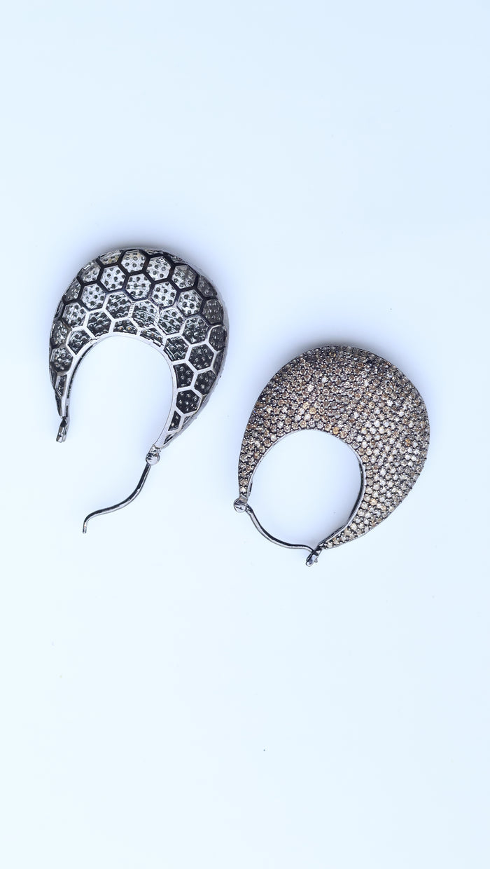 Mari AD Hoop Earrings