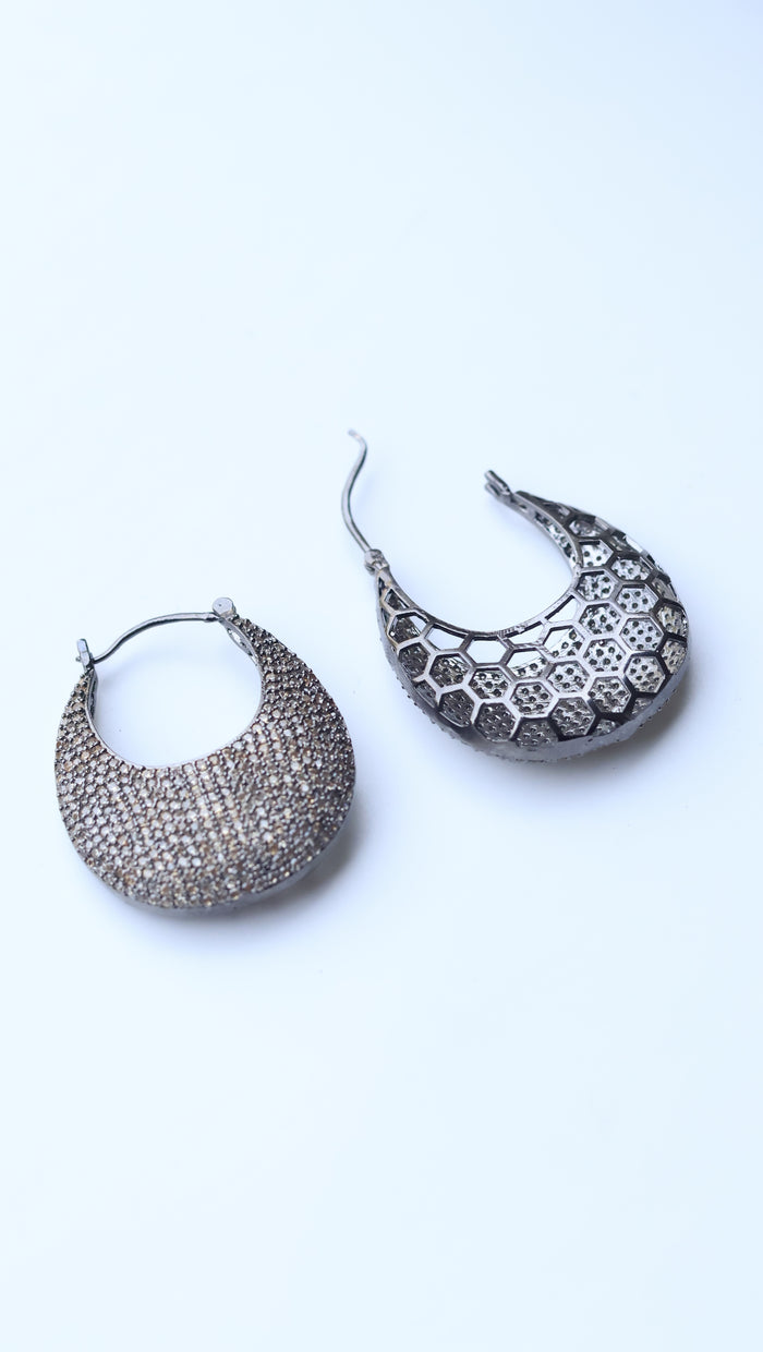 Mari AD Hoop Earrings