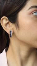Mavour Invisible Stone Settings AD Earrings