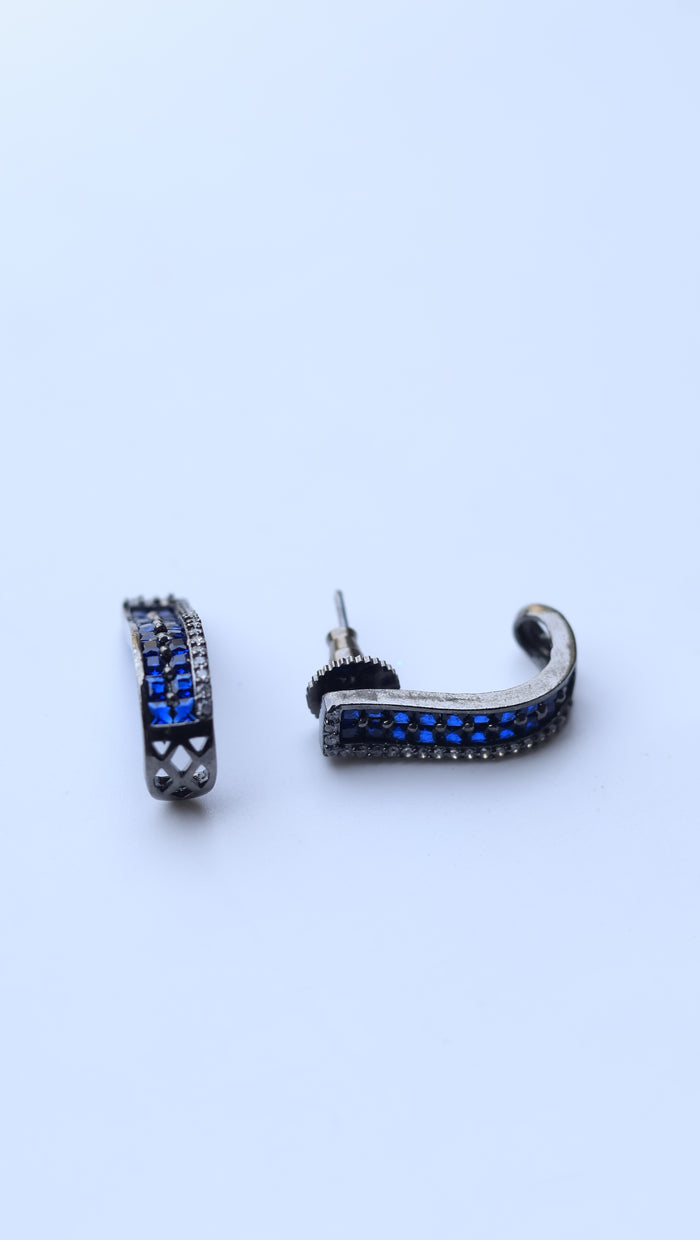 Mavour Invisible Stone Settings AD Earrings