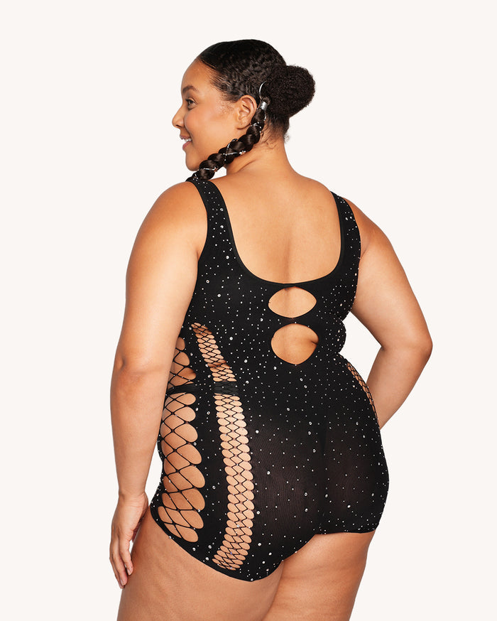 Miami Life Rhinestone Romper