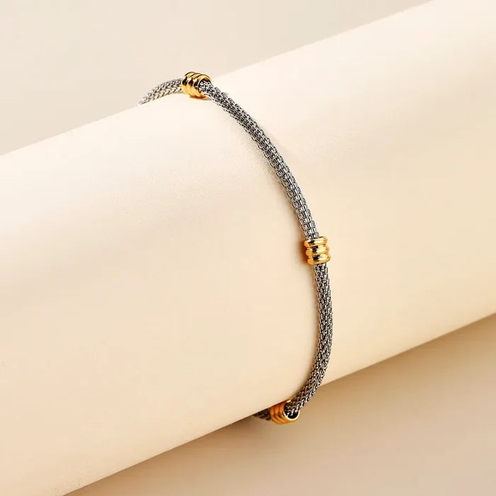 Mixed Metal Mesh Bracelet | FINAL SALE