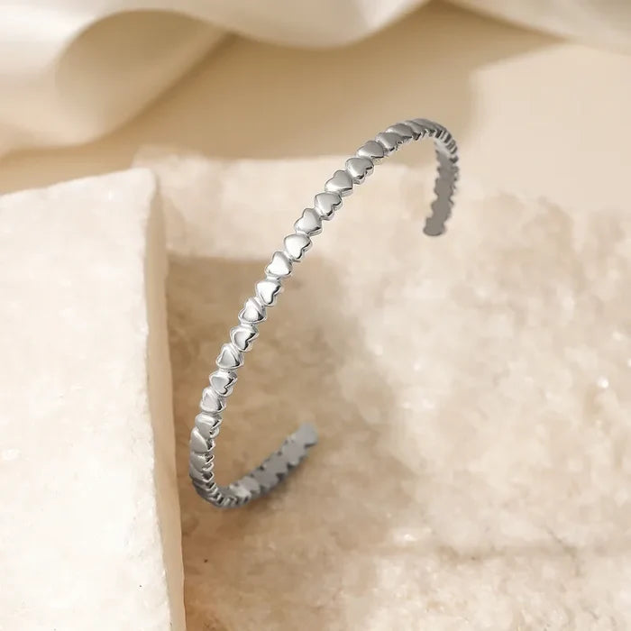 Modern Heart Cuff