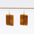 Mustard Geovibe Drop Earring