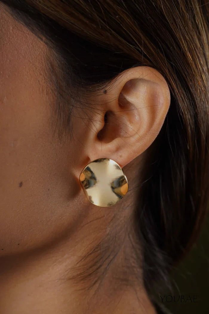 Naomi Studs, Anti-Tarnish Steel Earrings