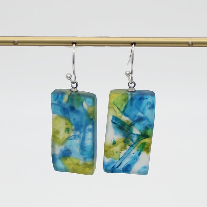 Navy Vega Earrings