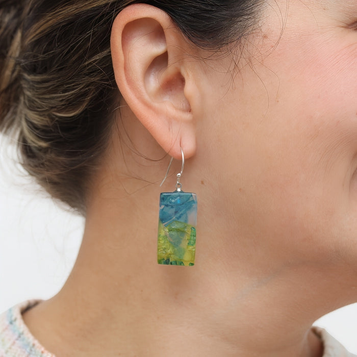 Navy Vega Earrings