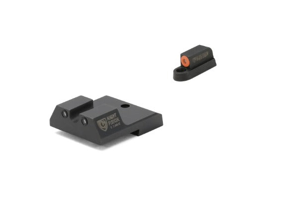 Night Fision Accur8 Student of the Gun Night Sight Set CZ P-10C Yellow Front One-Dot Rear Black Nitride