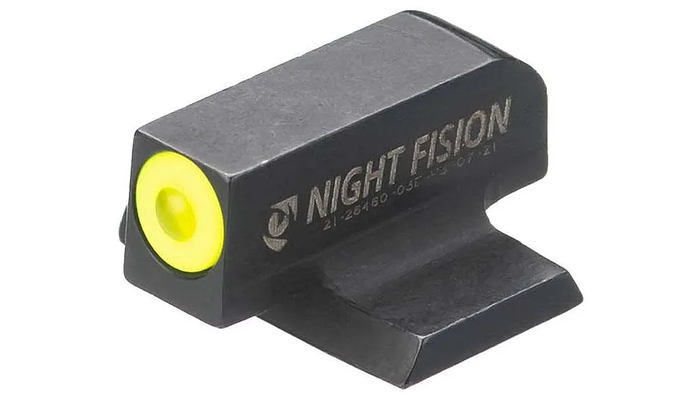 Night Fision Front Sight Ruger Max 9 Yellow Front Black Nitride