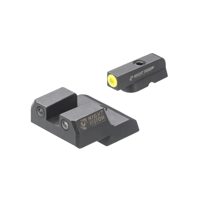Night Fision Night Sight Set CZ P-07/P-09 Yellow Front Black Nitride