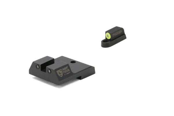 Night Fision Night Sight Set CZ P-10 C/F Yellow Front Black Nitride