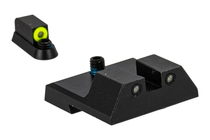 Night Fision Night Sight Set CZ P-10 C/F Yellow Front Black Nitride