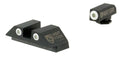 Night Fision Night Sight Set Glock 17/19/34 White Front Black Nitride