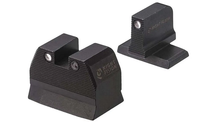 Night Fision Ready Stealth Night Sight Set HK VP9 w/ RMR/507c/508t Black Front Black Nitride