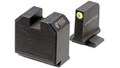 Night Fision Ready Stealth Night Sight Set S&W M&P w/ DPP/509t/Acro Yellow Front Blank Rear Sight Black Nitride