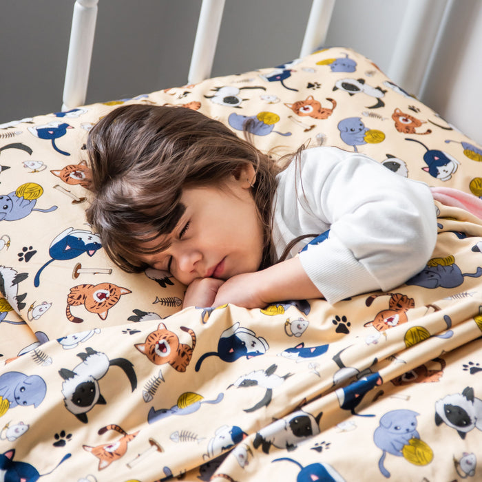 No-Leak Quilt Cover | Feline Good