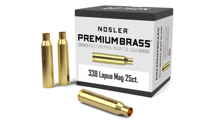 Nosler 338 Lapua Magnum Brass 25 Count