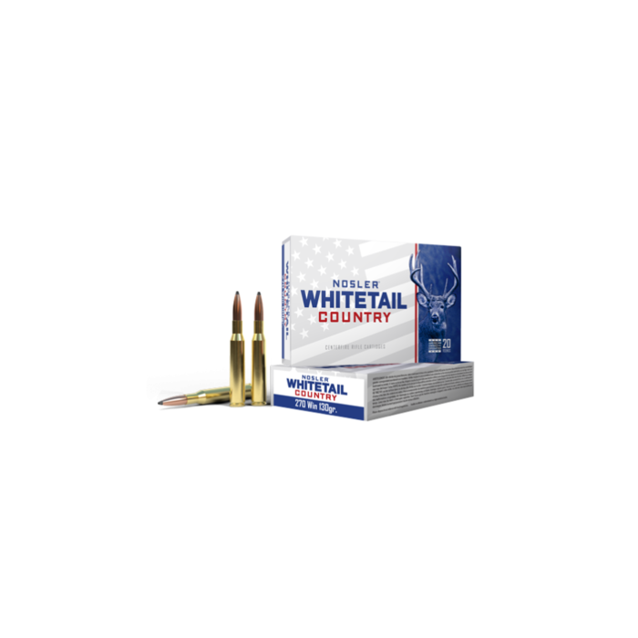Nosler Ammunition 270 Winchester 130 Grain Solid Base Spitzer Boattail 20 Count