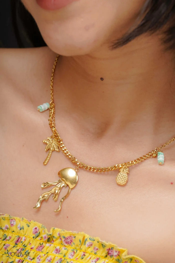 Octo Statement Anti Tarnish Neckpiece