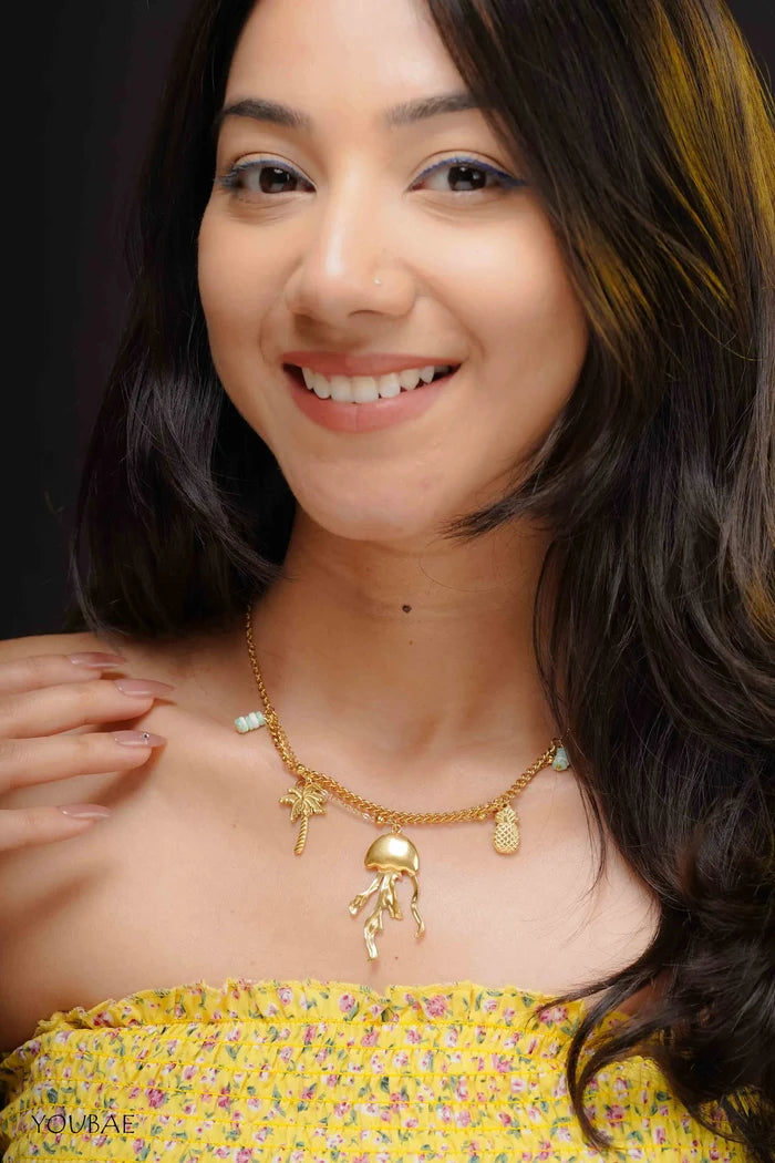 Octo Statement Anti Tarnish Neckpiece
