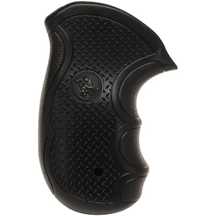 Pachmayr Diamond Pro Series Revolver Round Butt Grips S&W 30 J-Frame, 31 J-Frame Rubber Black