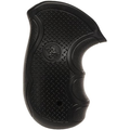 Pachmayr Diamond Pro Series Revolver Round Butt Grips S&W 30 J-Frame, 31 J-Frame Rubber Black